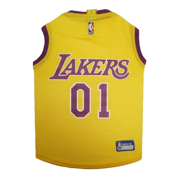 Los Angeles Lakers NBA Dog Mesh Jersey - Picture 3 of 5